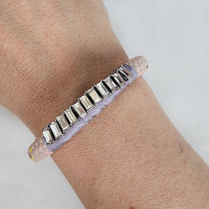 Stella & Dot Know the Ropes Blush Bracelet